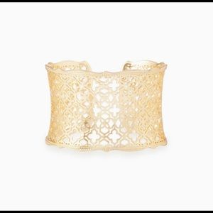 Kendra Scott Candice gold cuff bracelet
